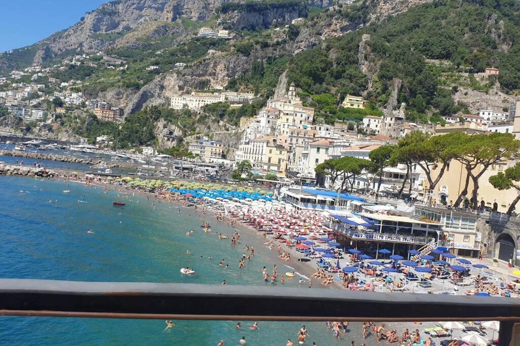 Amalfi Rooms Duoglio Beach -Amazing Seaview Exterior photo