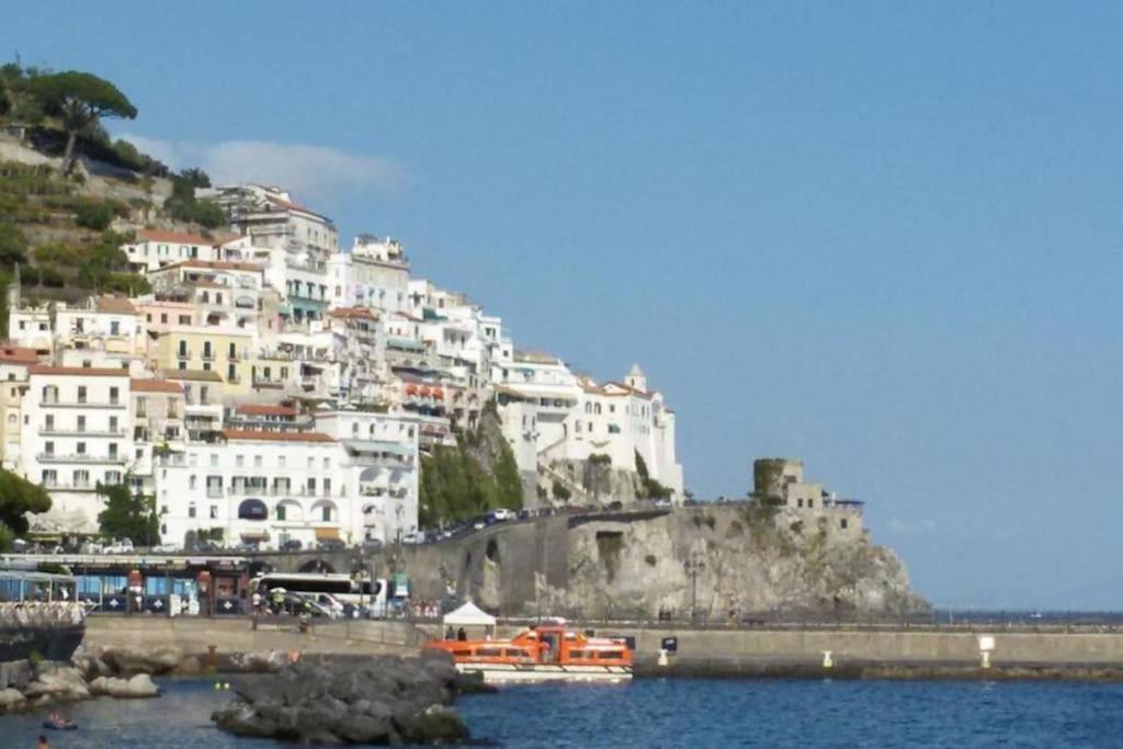 Amalfi Rooms Duoglio Beach -Amazing Seaview Exterior photo